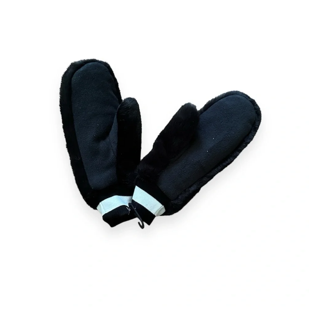 NIKE FAUX FUR MITTENS